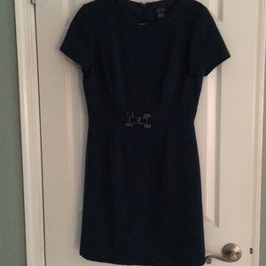 Tahari sheath dress. Teal.